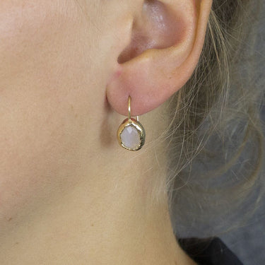 Boucles d'oreilles goutte - Pierre de lune