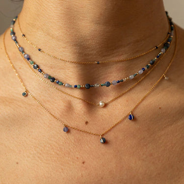 Collier Damas - Azur