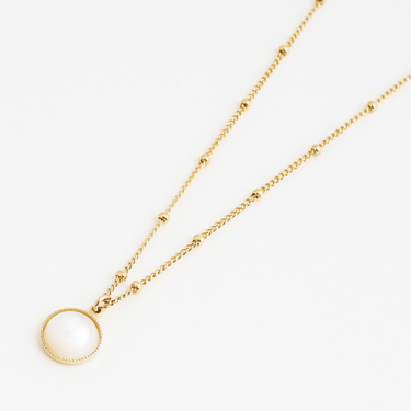 Collier Juliette ras de cou - nacre