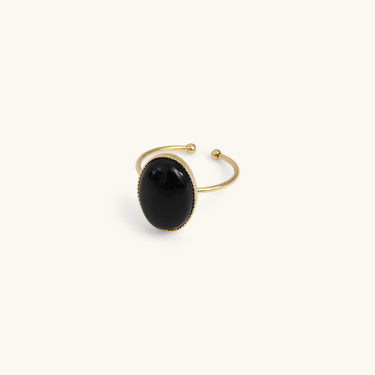 Grande bague Louise - onyx