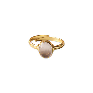 Bague Certain - Rose quartz