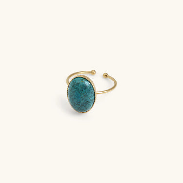 Grande bague Louise - turquoise