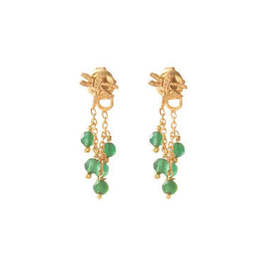 Boucles Utopia doré - Aventurine