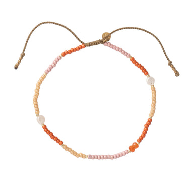 Bracelet de cheville Sunrise - Cornaline