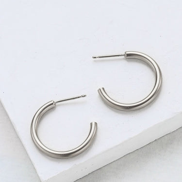 Boucles Basic argenté - petites